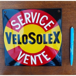 PLAQUE EMAILLEE VELOSOLEX SERVICE-VENTE 