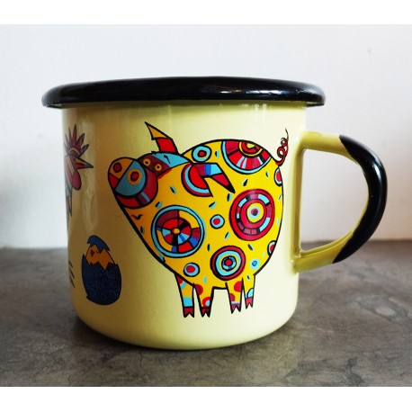 MUG PETIT FORMAT MOTIF 3 CHATS