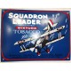 PLAQUE EMAILLEE SQUADRON LEADER