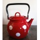 WATER KEETLE RED WITH WHITE DOTS - 2.5 L