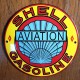PLAQUE SHELL GASOLINE AVIATION