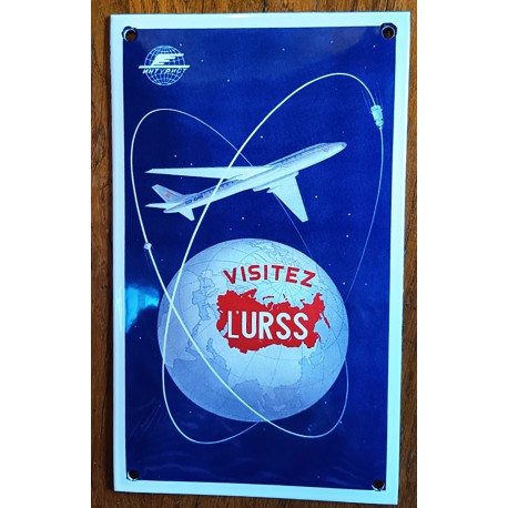 PLAQUE VISITEZ L'URSS