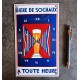 PLAQUE EMAILLEE BIERE DE SOCHAUX